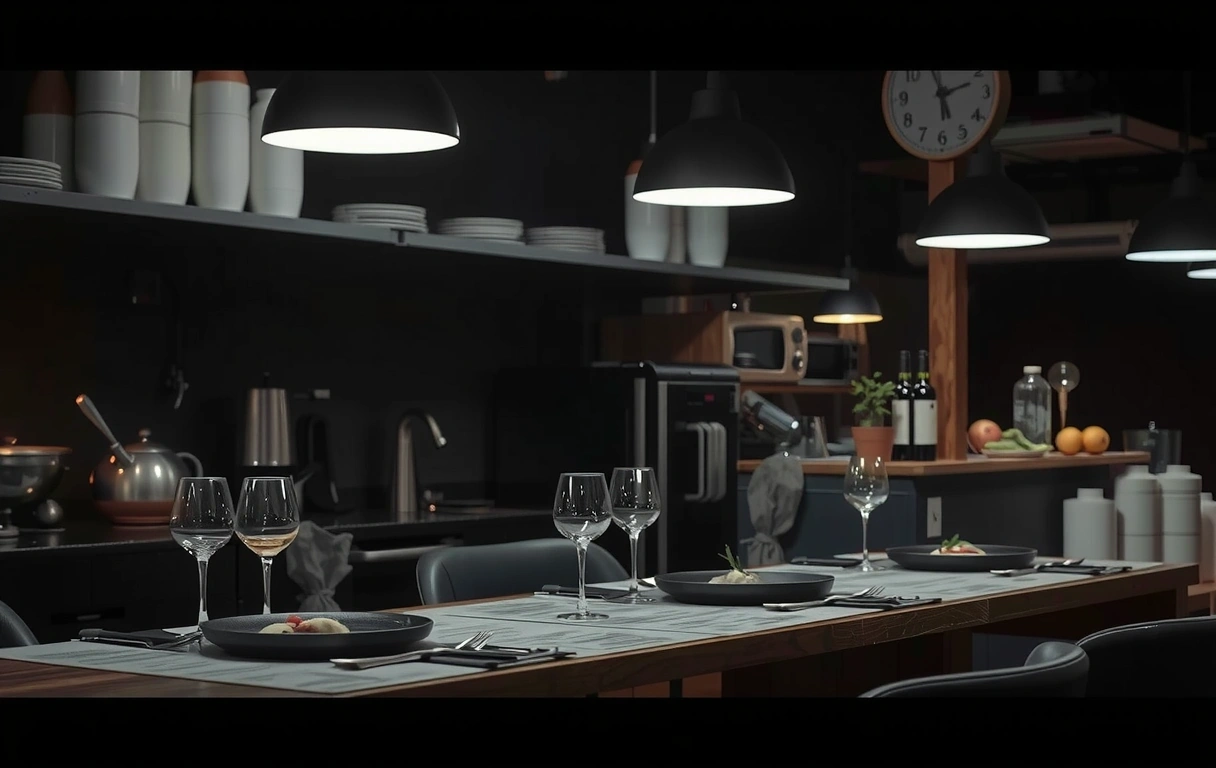 Kitchen Blueprint Overlay